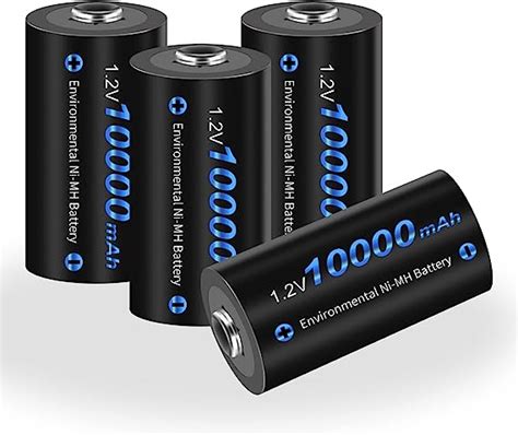 Cityork D Rechargeable Battery 10000mah D Cell Nimh Rechargeable High