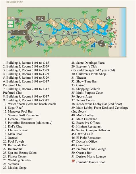 35 Dreams Punta Cana Resort Map Maps Database Source
