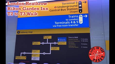 Heathrow Airport Terminal Walk To Terminal Hilton Garden Inn