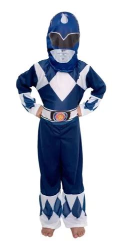Disfraz Power Rangers Azul Envío Gratis