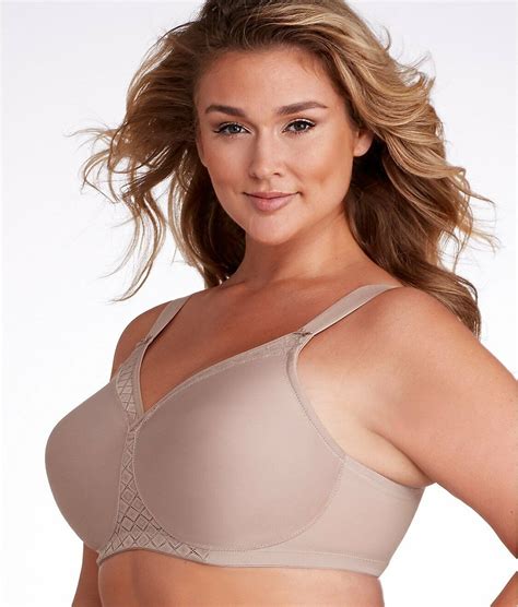 Glamorise Taupe Magic Lift Seamless Unlined Soft Cup Bra Us 40c Uk 40c Nwot Bras And Bra Sets