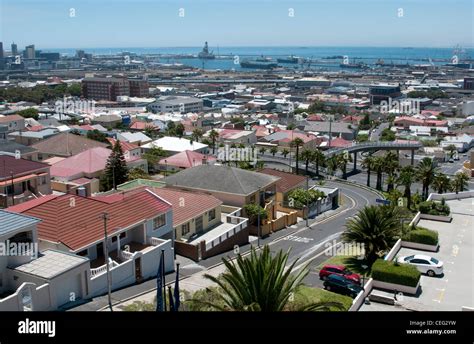 Cape Town South African Suburban Housing Outside The City Centre Stock