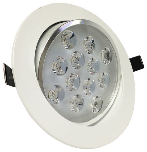 Recessed lights are perfect for such rooms as home cinemas and kitchens because they are directional. 12Watt Directional LED Recessed Ceiling Light AC85-265V ...