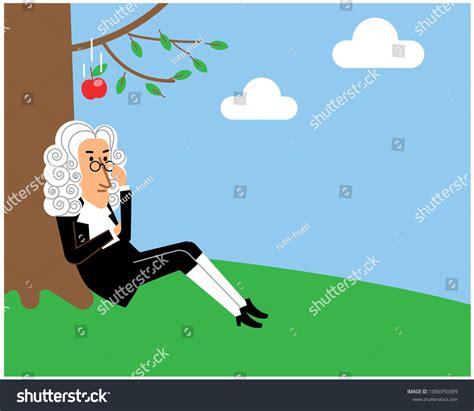 Newton Apple Tree Images Stock Photos And Vectors Shutterstock