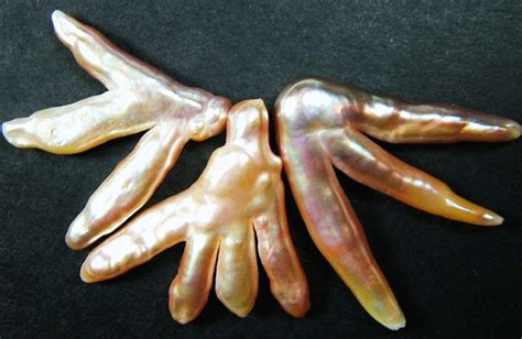 Chicken Feet Keshi Pearls High Luster 50cts Pf409