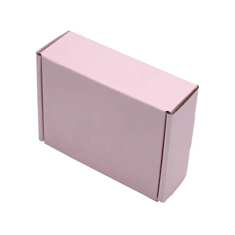 Wholesale Custom Pink Corrugated Mail Packaging Boxes Shipping Box