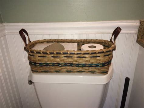 7.1'' h x 7.9'' w x 7. Toilet Tank Handwoven Basket Bathroom by ...