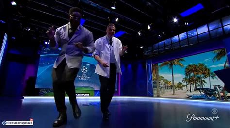 Micah Richards And Jamie Carragher Hilariously Attempt To Salsa Dance As They Announce Cbss