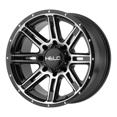 Helo He900 Gloss Black Machined 18x9 0 6x120 Lowest Prices