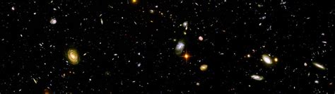 Hd Wallpaper Space Stars Galaxy Deep Space Hubble Deep Field