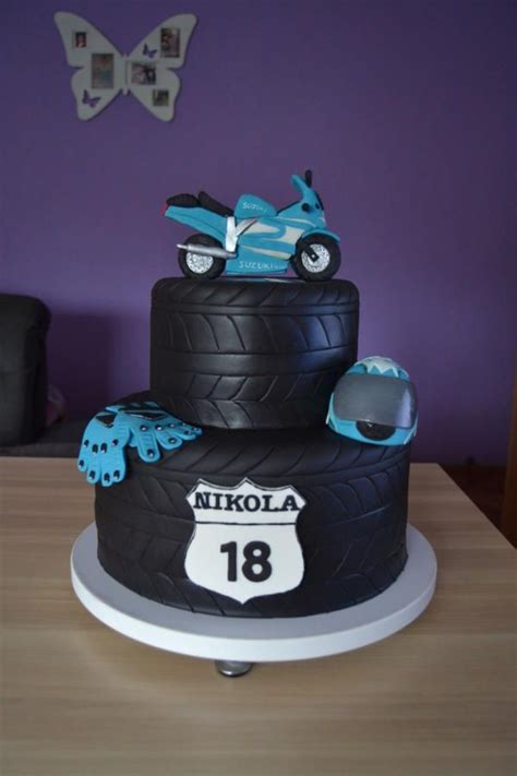 Custom personalised motocross motorbike birthday cake topper mens motorcycle dirt bike ivyrosetoppers 4.5 out of 5 stars (223) $ 10.14. 178 best images about Cakes for men on Pinterest | Groom ...