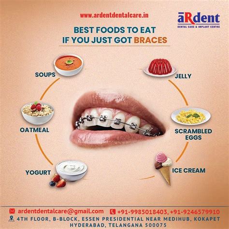 Best Foods To Eat If You Just Got Braces Braces Food Dental Facts Affordable Dental Implants