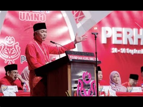 Başkanı olarak görev yapmış malezyalıpolitikacı organizasyon (umno) haziran 2018'den beri. Speech by UMNO President Datuk Seri Dr Ahmad Zahid Hamidi ...