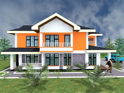 4 Bedroom Maisonette House Plans In Kenyahpd Consult