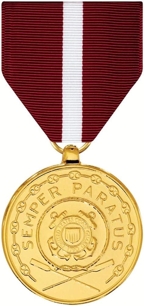Anodized Coast Guard Good Conduct Medal Clothing