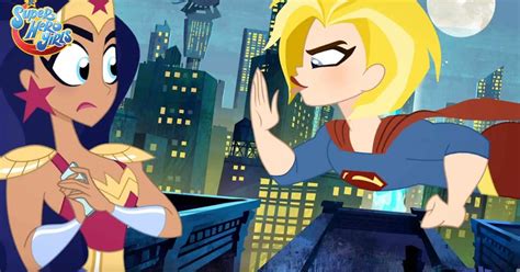 dc super hero girls s01e01 sweet justice a heroic start [review]