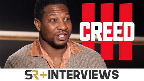 Jonathan Majors Talks Fighting With Savagery In Creed 3 Youtube