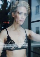 Untouched Outtakes Of Sarah Paulson Topless For W Magazine Nipslip