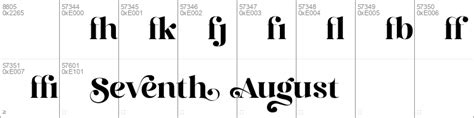 Seventh August Windows Font Free For Personal