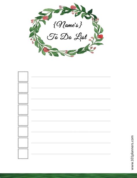 Free Printable To Do List Print Or Use Online Access From Anywhere