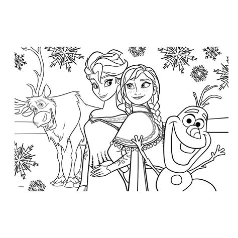 Disney Frozen Puzzel And Kleurplaat Frozen Kleurplaten Kleurplaten En