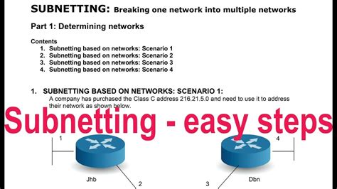 Subnetting In 3 Steps How To Subnet Ip Addresses Youtube
