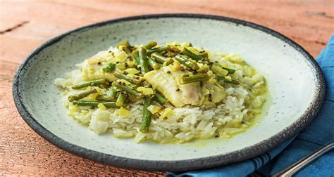 Fish Curry With Rice And Green Beans Recipe Hellofresh