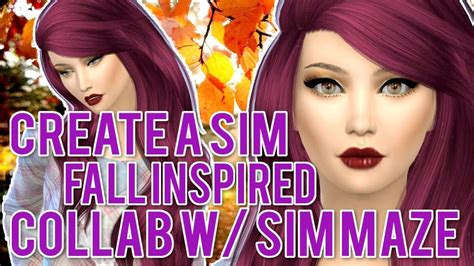 The Sims 4 Create A Sim Collab W Sim Maze Fall Inspired Youtube