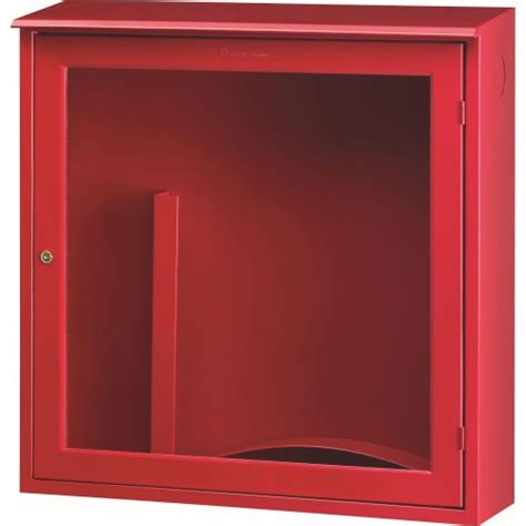 gabinete rojo para manguera de hidrante 30m para sobreponer 21x85x88 cm fox fire