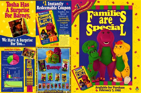 Barney Families Are Special Promo Ad And Poster By Bestbarneyfan On