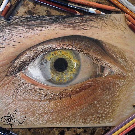 How to draw step by step / easy drawings for. 19-Year-Old Artist Draws Hyper-Realistic Eyes Using Only Coloured Pencils | DeMilked