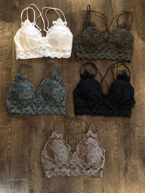 Riley Lace Cross Back Bralette In 2020 Lace Bralette Outfit Fashion