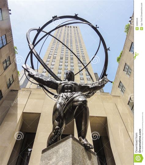The Atlas Statue Ny Editorial Photo Image Of Modern 49880546
