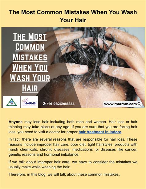 The Most Common Mistakes When You Wash Your Hair By Marmm Klinik Issuu