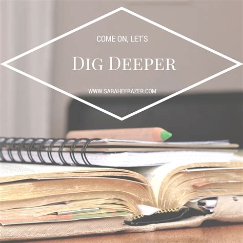 Dig Deeper With Process Sarah E Frazer
