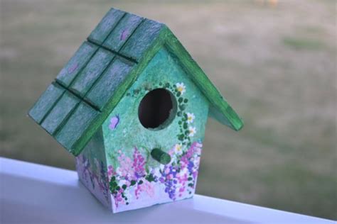 Outdoor And Gardening Large Hand Painted Birdhouse Home And Living Pe