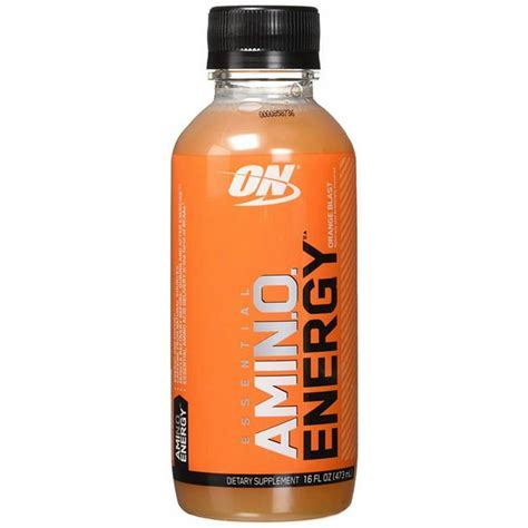 optimum nutrition amino energy drink orange blast 16oz 12ct