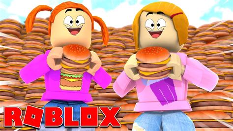 Roblox Eating All The Hamburgers In The World Youtube