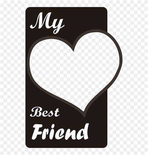 Heart Clipart Friend Best Friend Heart Frame Hd Png Download