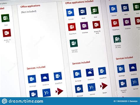 Microsoft Office 365 Icons Editorial Image Image Of Intelligence