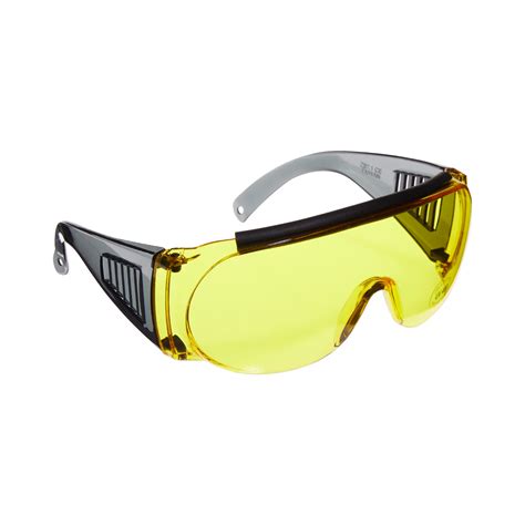 Allen Company Shooting And Safety Fit Over Glasses For Use With Prescription Eyeglasses Yellow