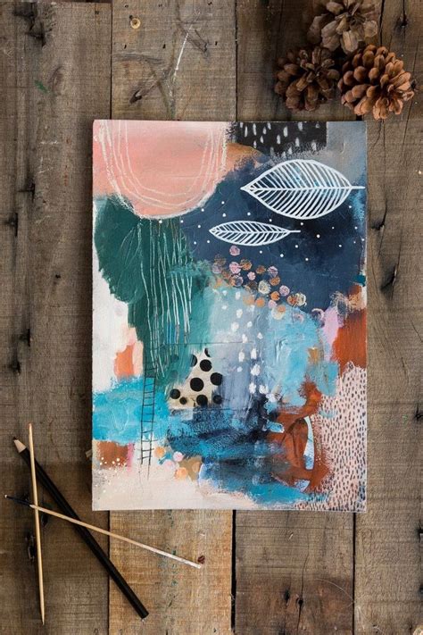Wild Explorer Abstractart Watercolor Art Abstract Painting