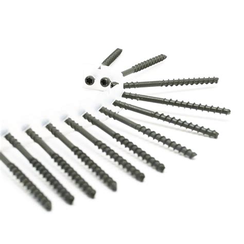 2 38 Camo Protech Coated Collated Edge Deck Screw Grey 1000 Count