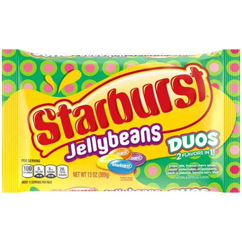 Starburst Easter Duos Jelly Beans Candy 13 Oz
