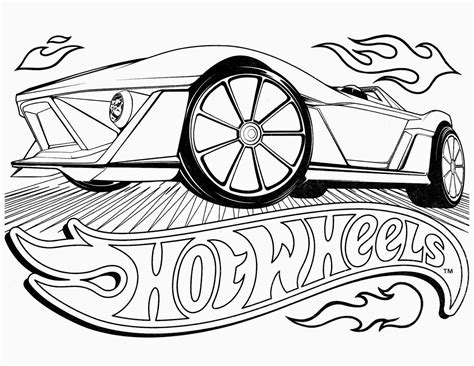 Free Printable Hot Wheels Coloring Pages For Kids Artofit