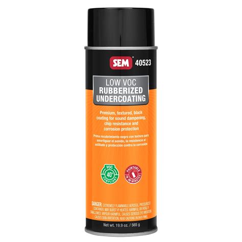 Sem Rubberized Undercoating Low Voc Rust And Corrosion Prevention Aerosol
