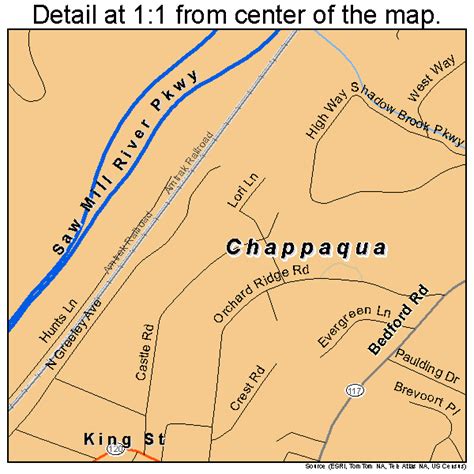 Chappaqua New York Street Map 3613805