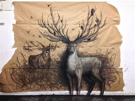 These Dark 3d Drawings Pop Out Of Paper As Life Sized