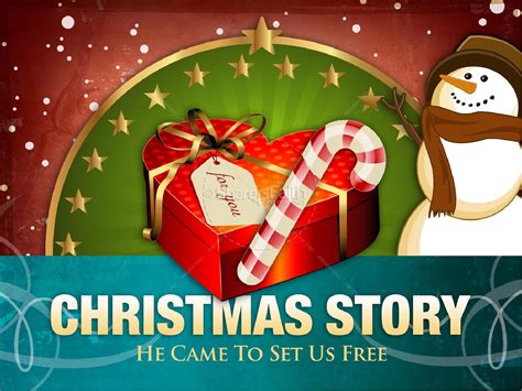Christmas Story Powerpoint Template Christmas Powerpoints