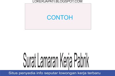 Smk negeri 2 jepara jur, tata. 15 Contoh Surat Lamaran Kerja Terbaik Hari Ini - Seputar ...